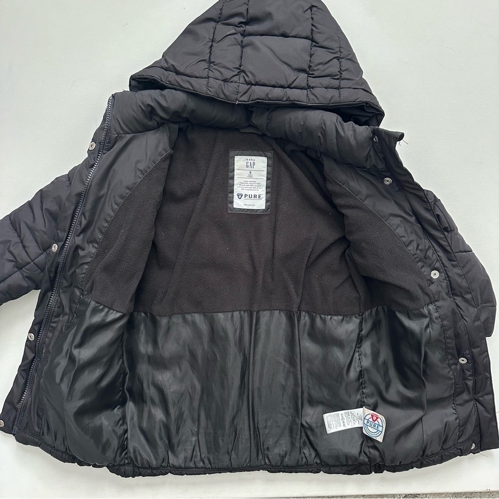 Baby Gap Girls Heavyweight Primaloft Puffer Jacket Size 5 - Picture 6 of 12